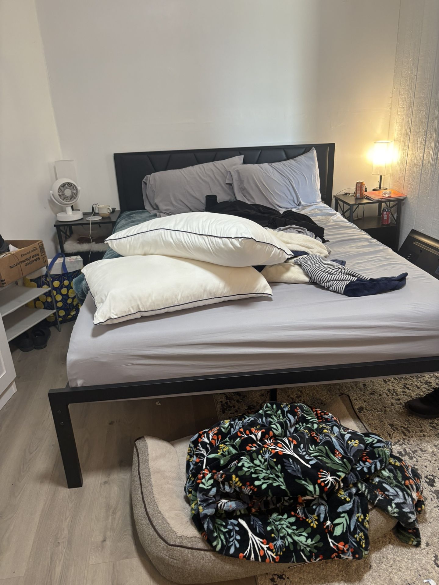 Queen, Bedframe And Headboard