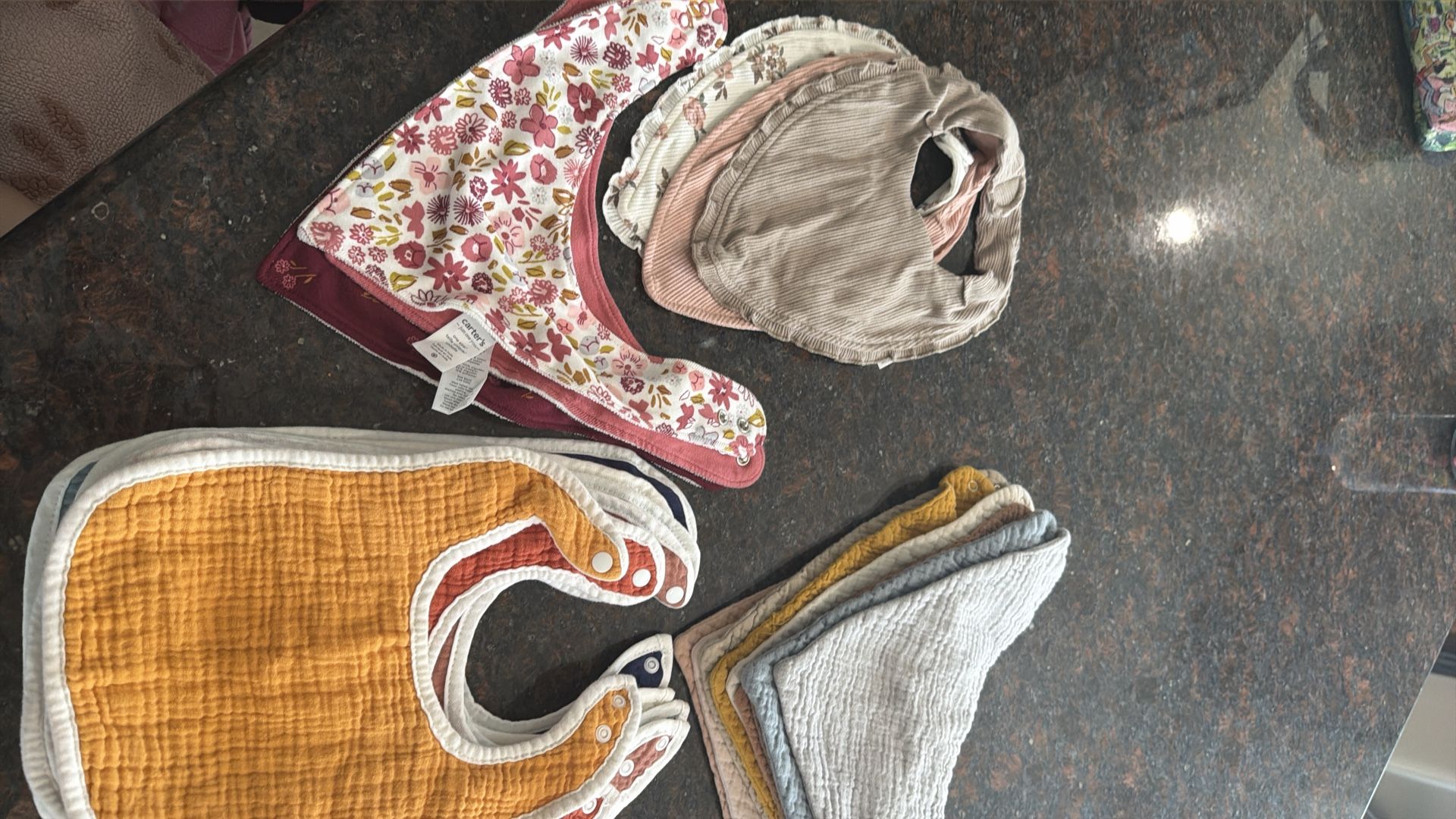 Baby cotton bibs