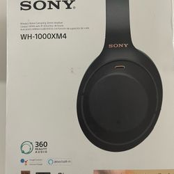 SONY WH-1000XM4 WIRELESS NOISE CANCELING OVERHEAD HEADPHONES 