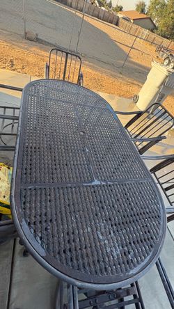 7pc patio set ALL METAL