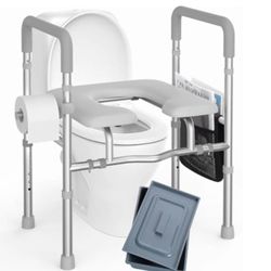 RAISED HIGH CHAIR COMMODE 
