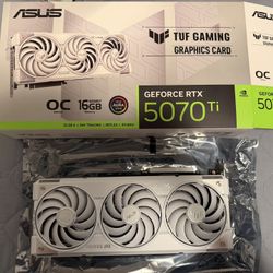 ASUS TUF Gaming RTX 5070 Ti OC White BTF Edition (Opened) – $1,050