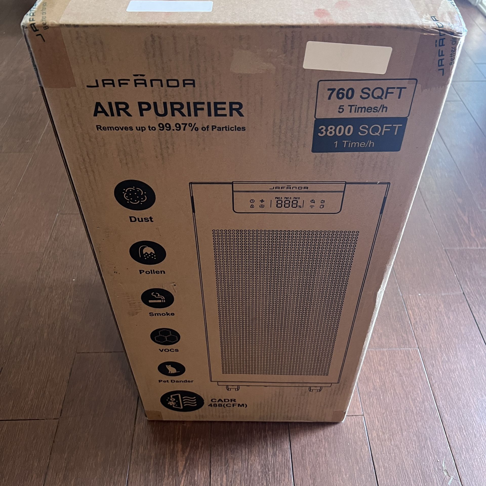 SEALED Smart Air Purifier 3800 Sq Ft (Retails $349) HEPA & Carbon, Alexa Compatible
