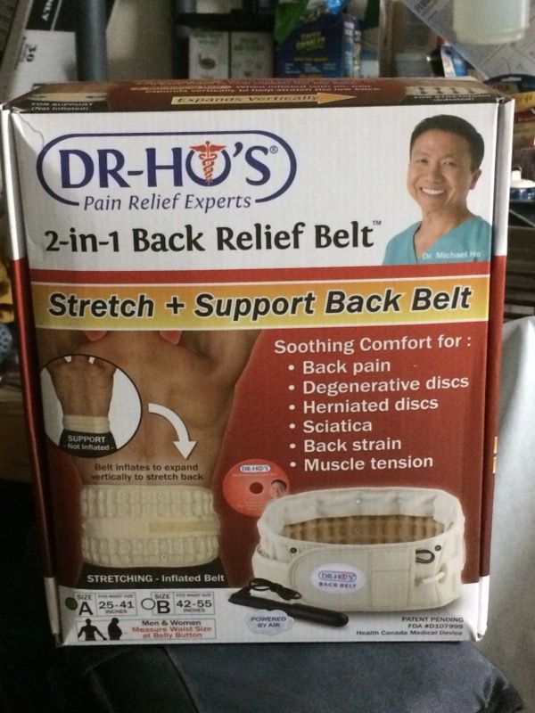 Dr Ho’s back brace/belt