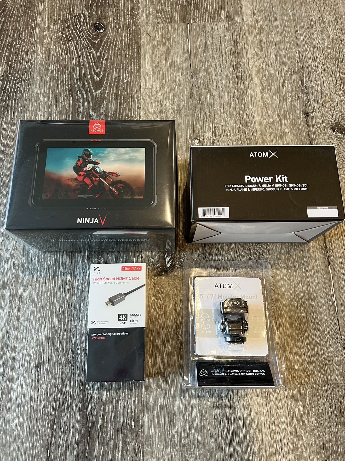 Atmos Ninja V 5” Monitor Kit (Unopened)