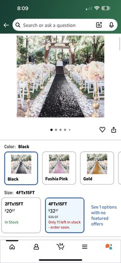 Brand new Black sequin table cloth / runner for parties 4’ (15 ft long)