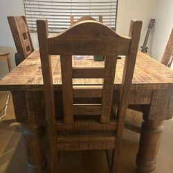 Wooden Kitchen Table And Chairs