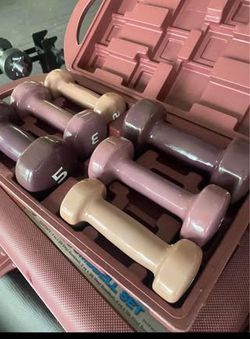 Dumbbells Weights With Case BRAND NEW
