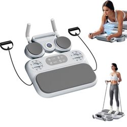 Pilates Board, 5in1 Multifunctional Pilates Equipment, Multi-Purpose Foldable Pilates Reformer Board for Home Portable Pilates Machine