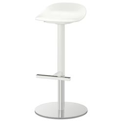 (2) IKEA Janinge Bar stools, white, 29 7/8 "