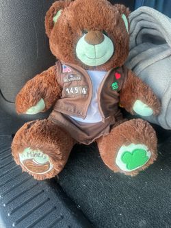Girl Scouts build a bear
