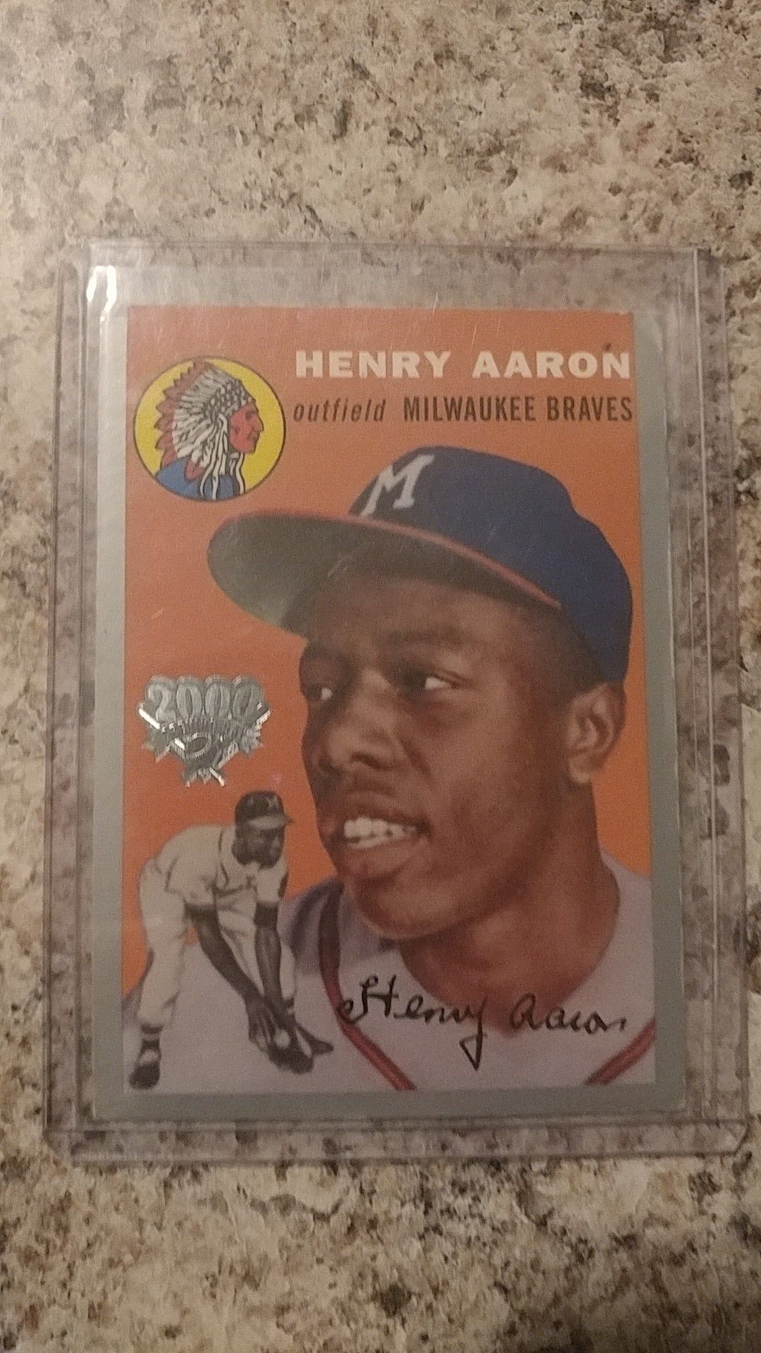 Henry (Hank) Aaron Baseball Card
