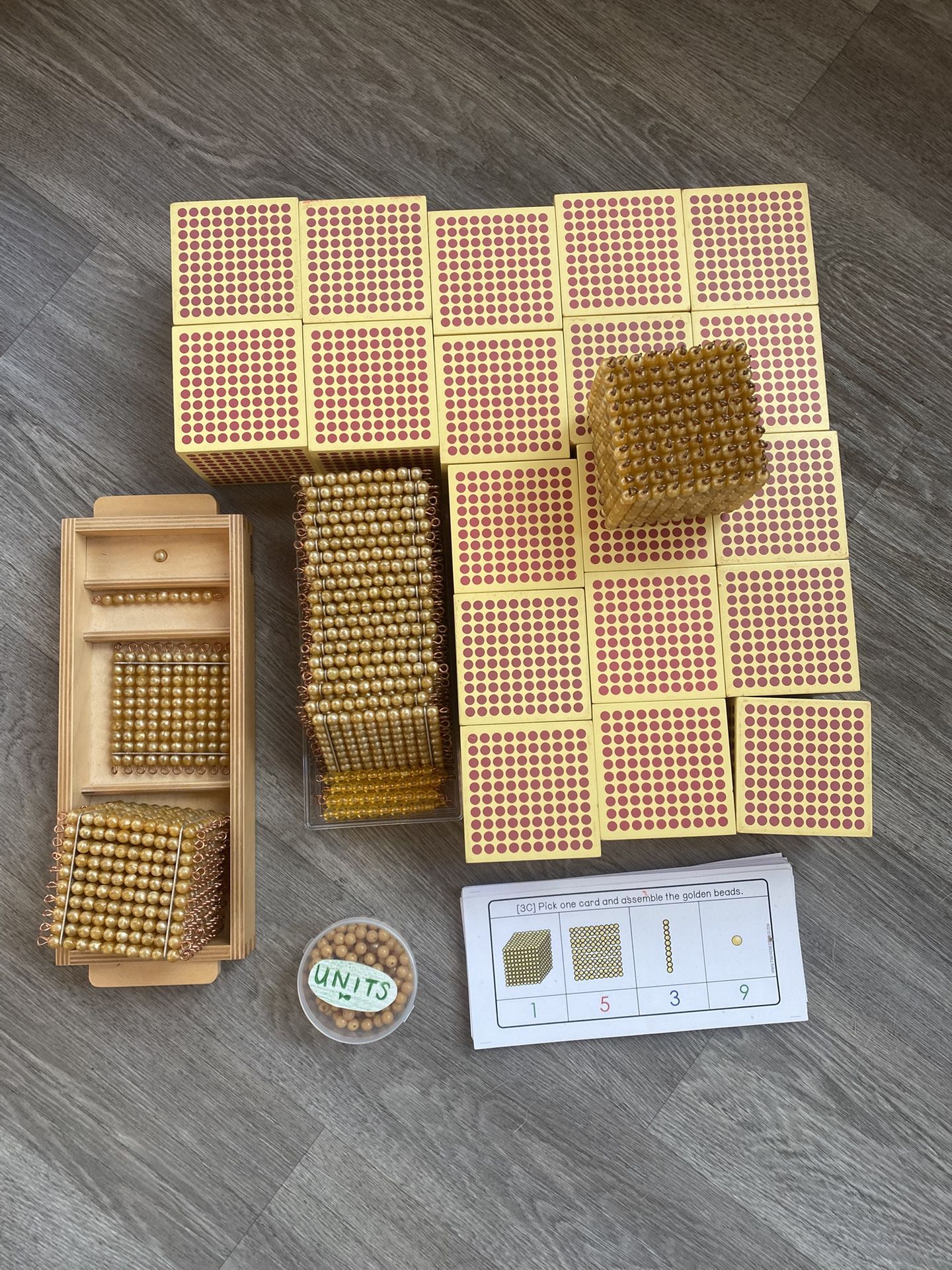 Montessori math Learning Materials