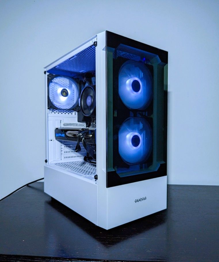 ULTIMATE BUDGET GAMING PC/RYZEN 5 CPU/RX 580 8GB/FAST 512GB M.2 DRIVE/WiFi+BT