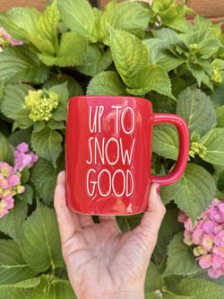 Rae Dunn Holiday Coffee Mug Collectible Cup (Up To Snow Good)