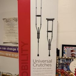 Universal crutches for youth and adult