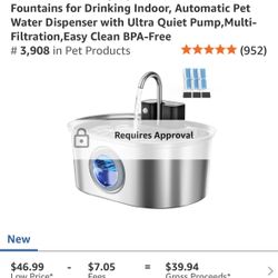 Automatic Cat Water Fountain