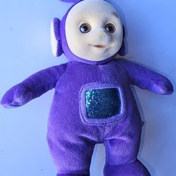 Vintage 1998 Teletubbies Tinky Winky Purple Plush Doll Fuzzy Face by Eden 8”
Used - Good
Collectible item 
