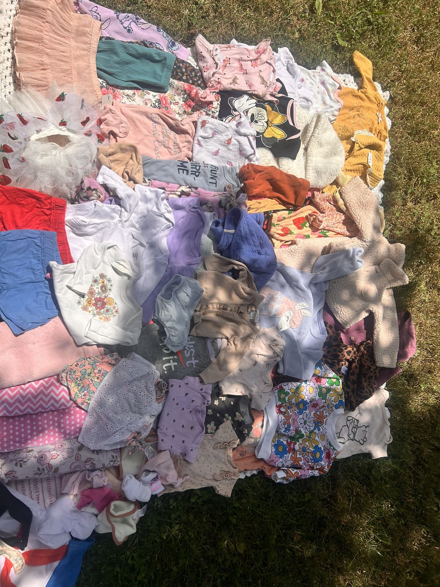 0-12 Months Girls Clothing Plus Crochet Blanket