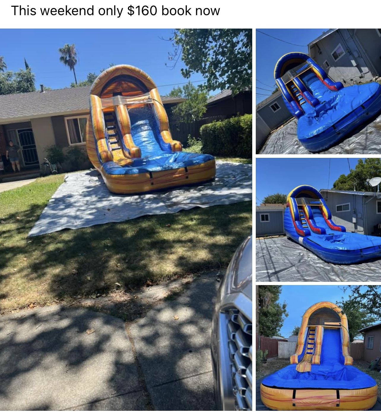 Saturday And Sunday $160