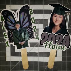Custom Photo Grad Fans