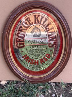 George Killian Red Beer Mirror sign