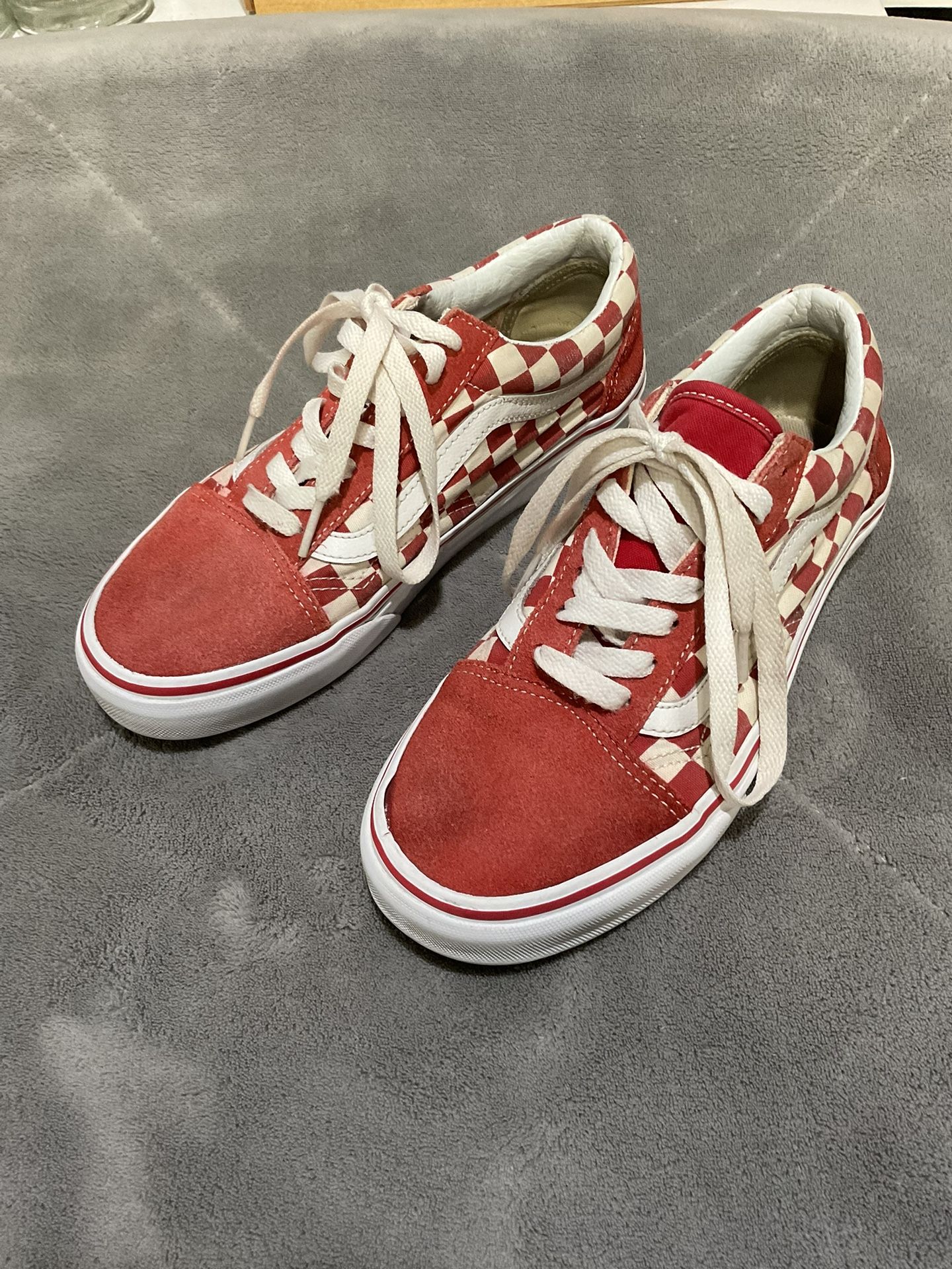 Vans Men’s 5 Woman’s 6.5 Red Checkered