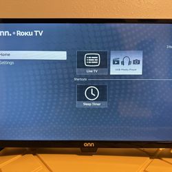 Onn Roku 24” TV/Smart TV 