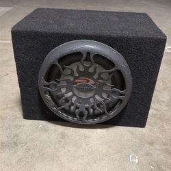 Alpine type r 10 inch subwoofer enclosure and grill