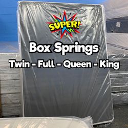 Box Springs Twin Full Queen King Box Spring Bases Para Colchon 
