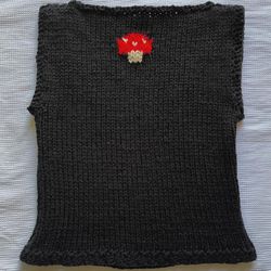 Knit Mushroom Sweater Top! 🍄