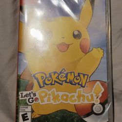 Pokémon Let's Go Pikachu For Nintendo Switch