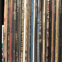 Vinyl Records For Sale Mccartney Machine Head, Led Zeppelin, Alice Cooper Sticks, Ambrosia Doors, Billy Joel Monkeys