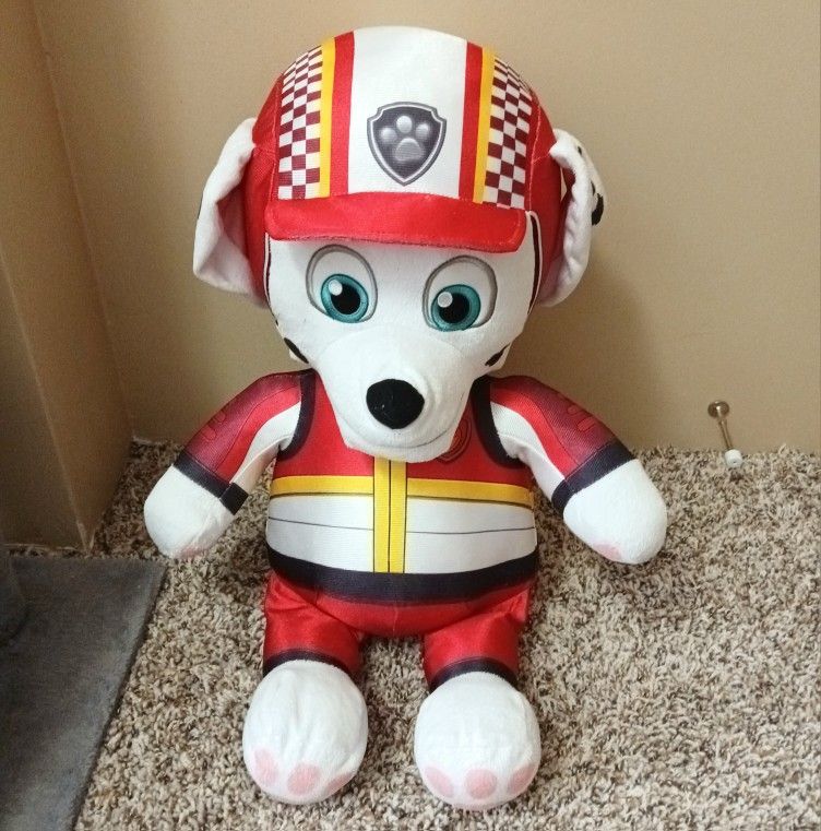 PAW PATROL large stuffed Marshall plushie toy