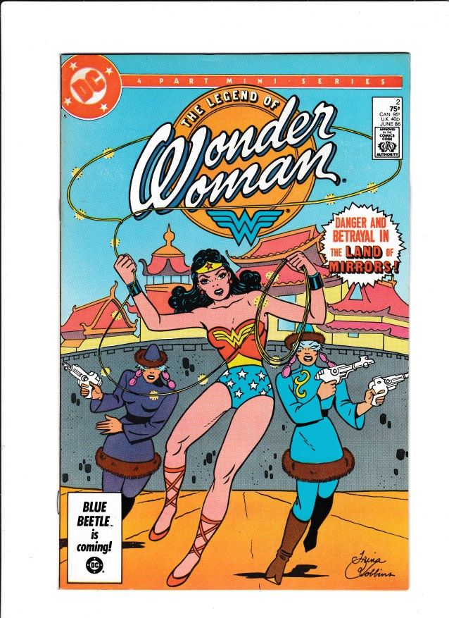 THE LEGEND OF WONDER WOMAN #02 (1986) TRINA ROBBINS | COPPER AGE | DIRECT AGE