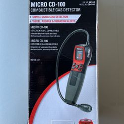 RIDGID Micro Cd-100 Combustible Gas Detector Battery Powered