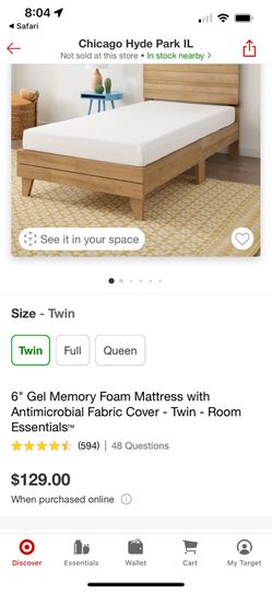 Target Twin 6 Inch Mattress