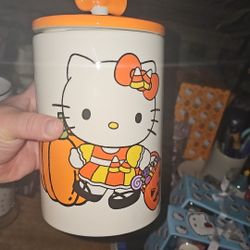 Hello Kitty Halloween Cookie Jar 