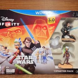 NEW Disney Infinity 3.0 Edition Star Wars Starter Pack Nintendo Wii U - Open Box