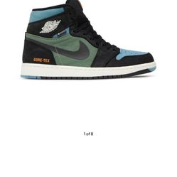 Air Jordan 1 Gore-tex elemental Black olive Size 10