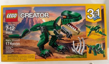 Used Lego creator mighty dinosaur