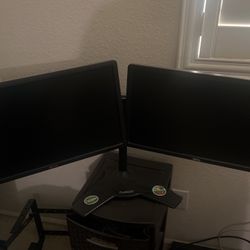 Dell Flat Dual Panel Monitors With Stand