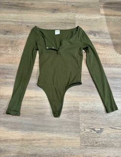 Like New XS Green Bodysuit from PINK