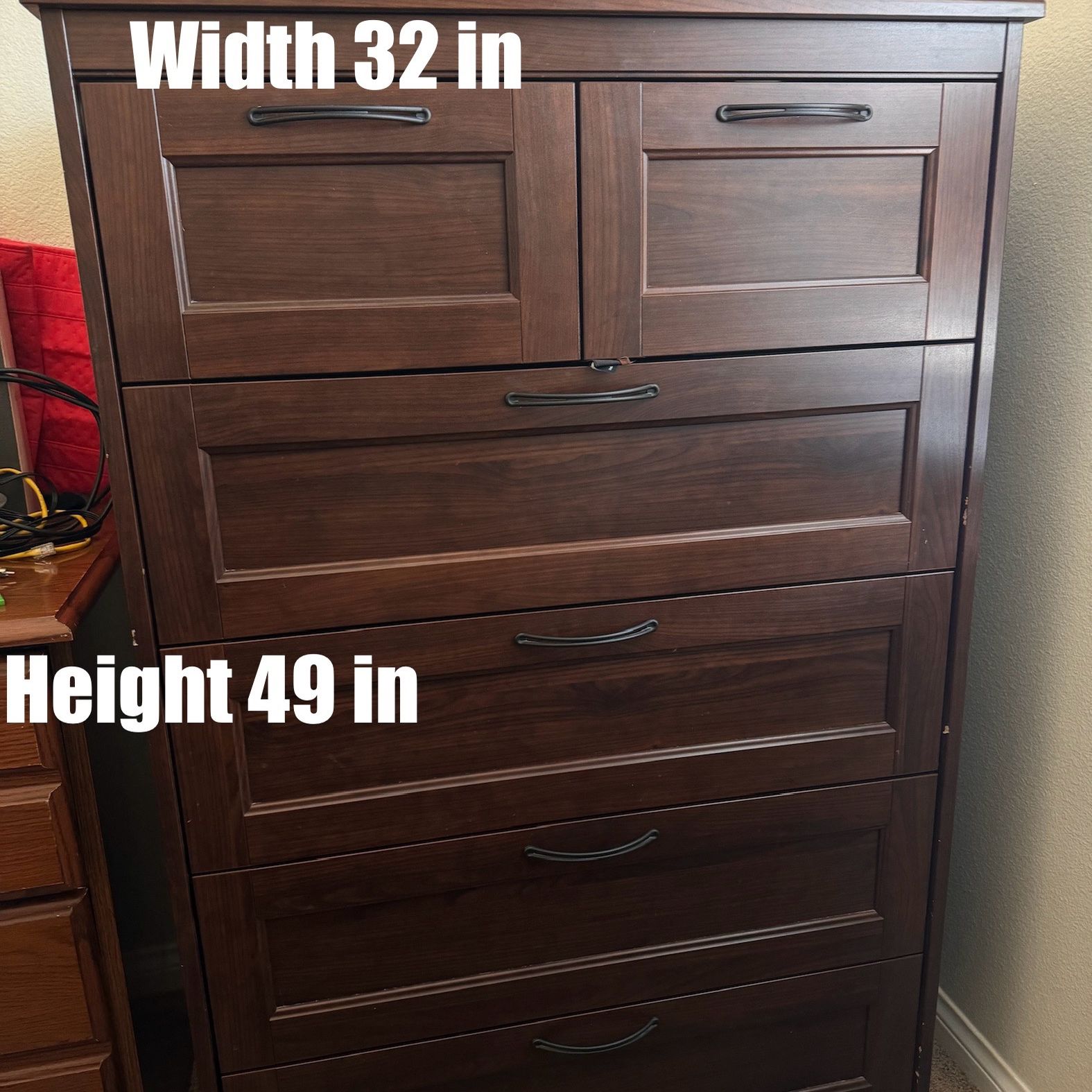songesand 6 drawer dresser brown Songesand Six drawer dresser