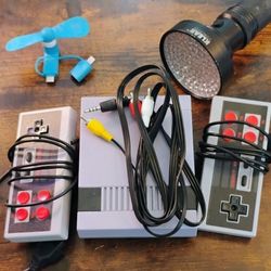 Nintendo ,Mini Fan  And UV Flashlight 