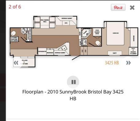 2009 Sunnybrook Bristol Bay 3425HB