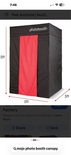 Mojo Photo Booth canopy