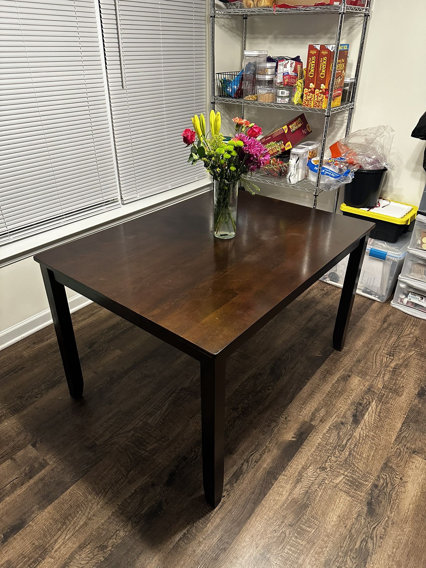 Brown Kitchen Table 