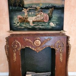 FRENCH ANTIQUE FIREPLACE 