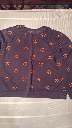 Halloween Jack-O-Lantern Crewneck Sweatshirt